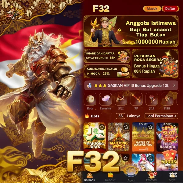F32 Slot Anti Rungkad Indonesia